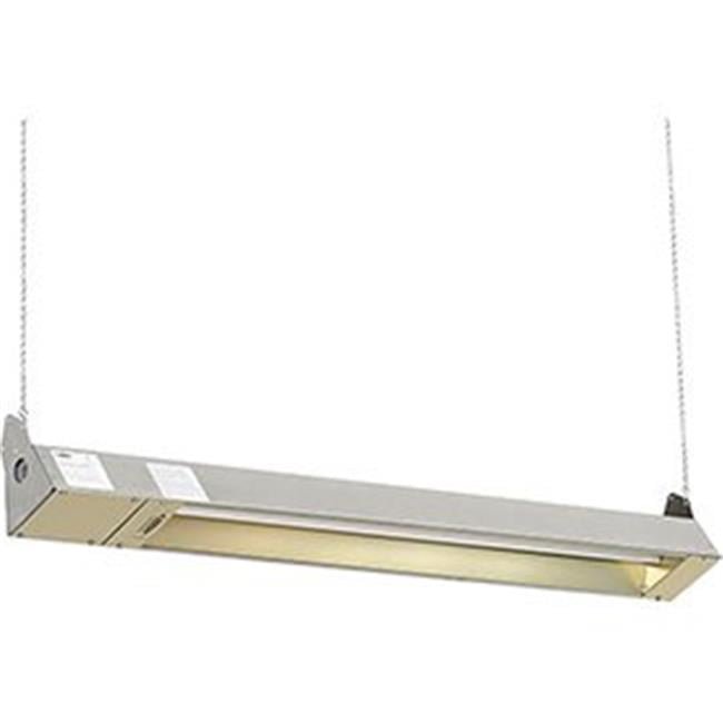 Indoor & Outdoor Quartz Electric Infrared Heater, 120V 1500W - Stainless Steel