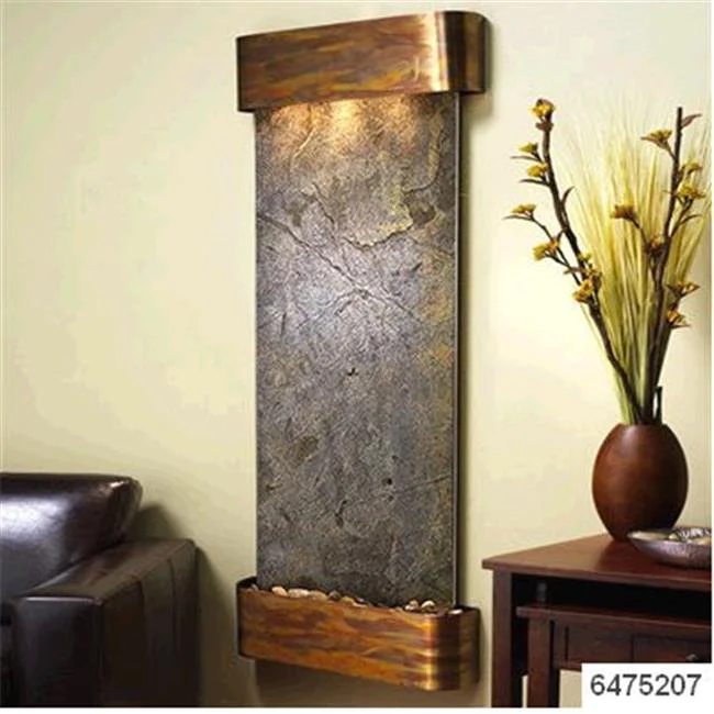 Inspiration Falls - Green Featherstone Wall Fountain