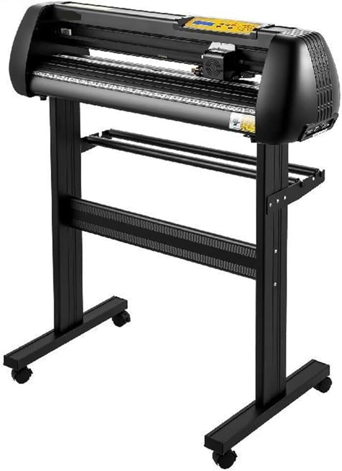 28Inch Vinyl Cutter Plotter 630mm Cutting Width Sign Printer Machine Label Maker W/Stand LCD Display