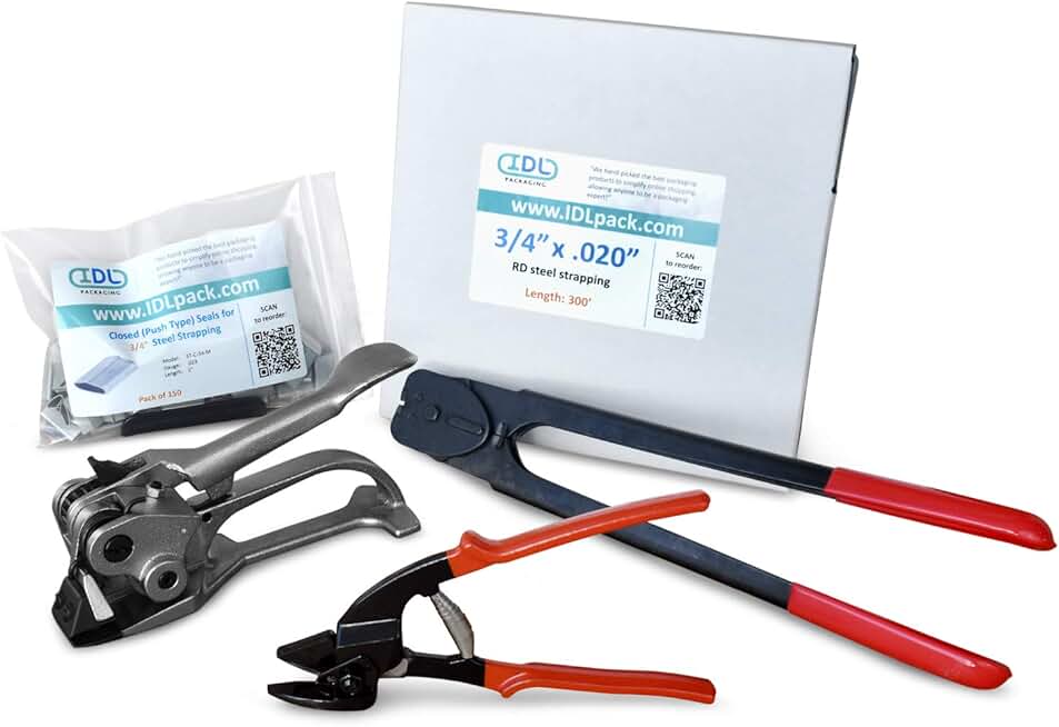 IDL Packaging Round Packages Strapping Kit for 3/4