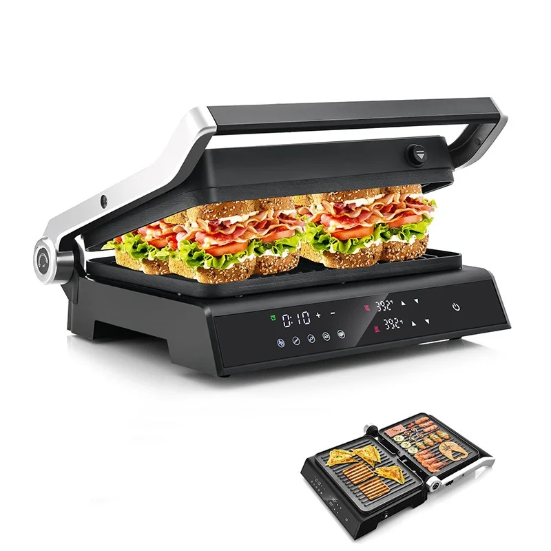 Panini Press Grill Sandwich Maker - 11.5 - Grill with 5 automatic modes