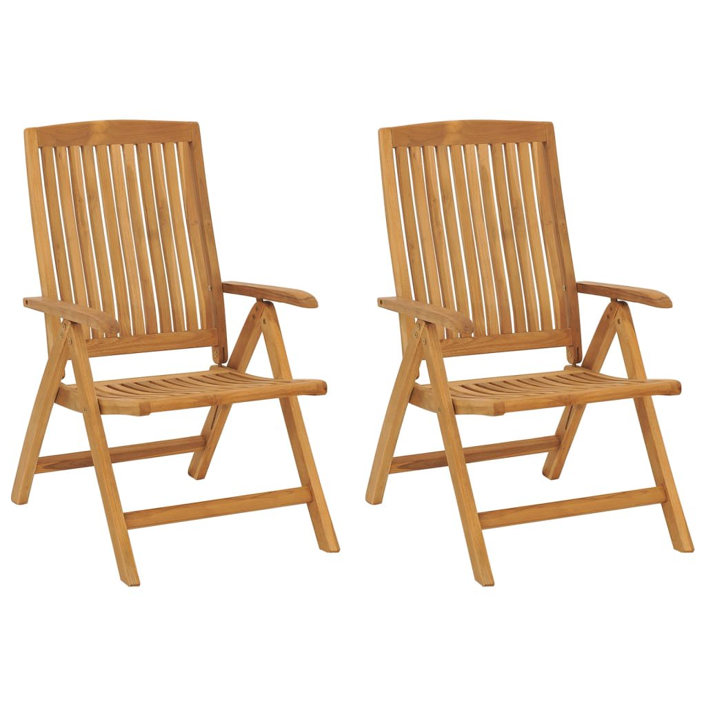 Irfora parcel,Chairs With Cushions Patio Chairs With Pcs Wood Teak 2 Pcs Wood Cushions 2 Pcs Set Of 2 Of 2 - Wood - Adjustable - Teak Wood 1226167a Cushions - Set Vidaxl - Adjustable - 2 - Teak