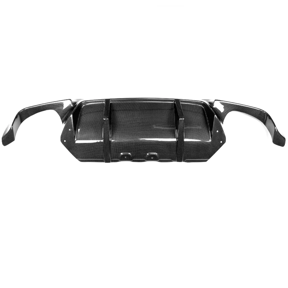 Ikon Motorsports Compatible with 12-16 BMW 5 Series F10 M5 DTM Style Rear Diffuser Carbon Fiber CF 2012 2013 2014 2015 2016