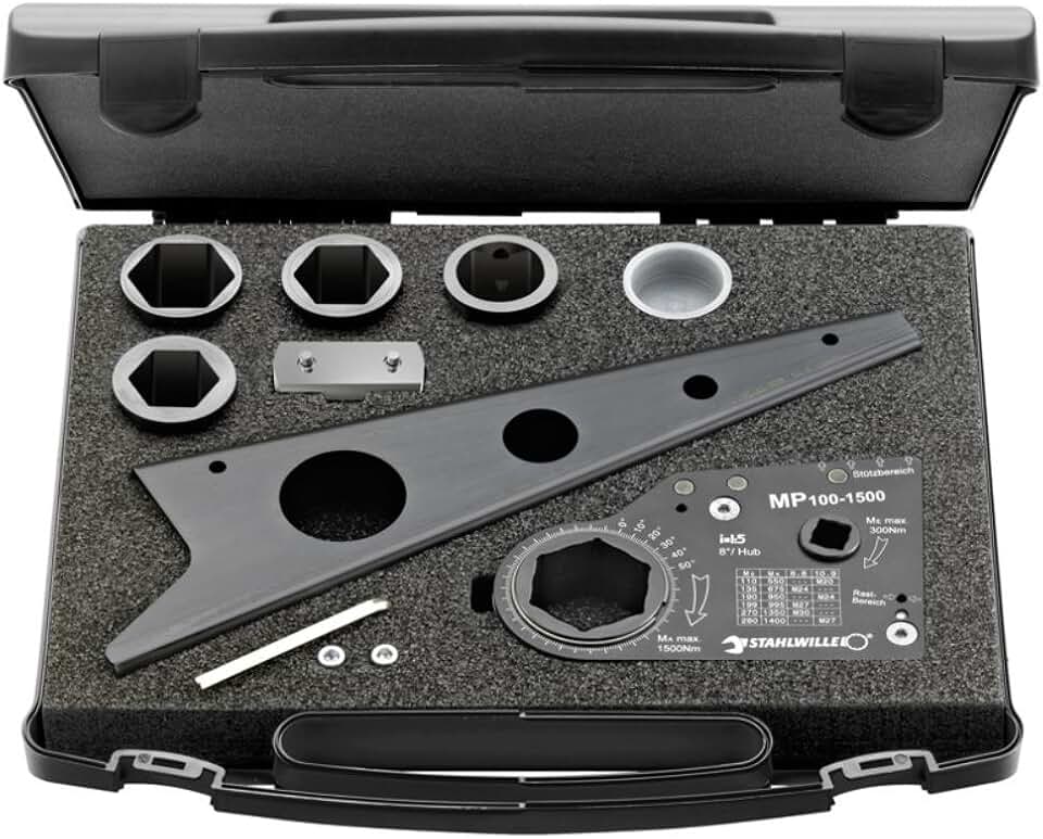 Stahlwille 96531500 Compact Multipower Ratchet Torque Multiplier Set, Lightweight & Precise Tool with 1/2