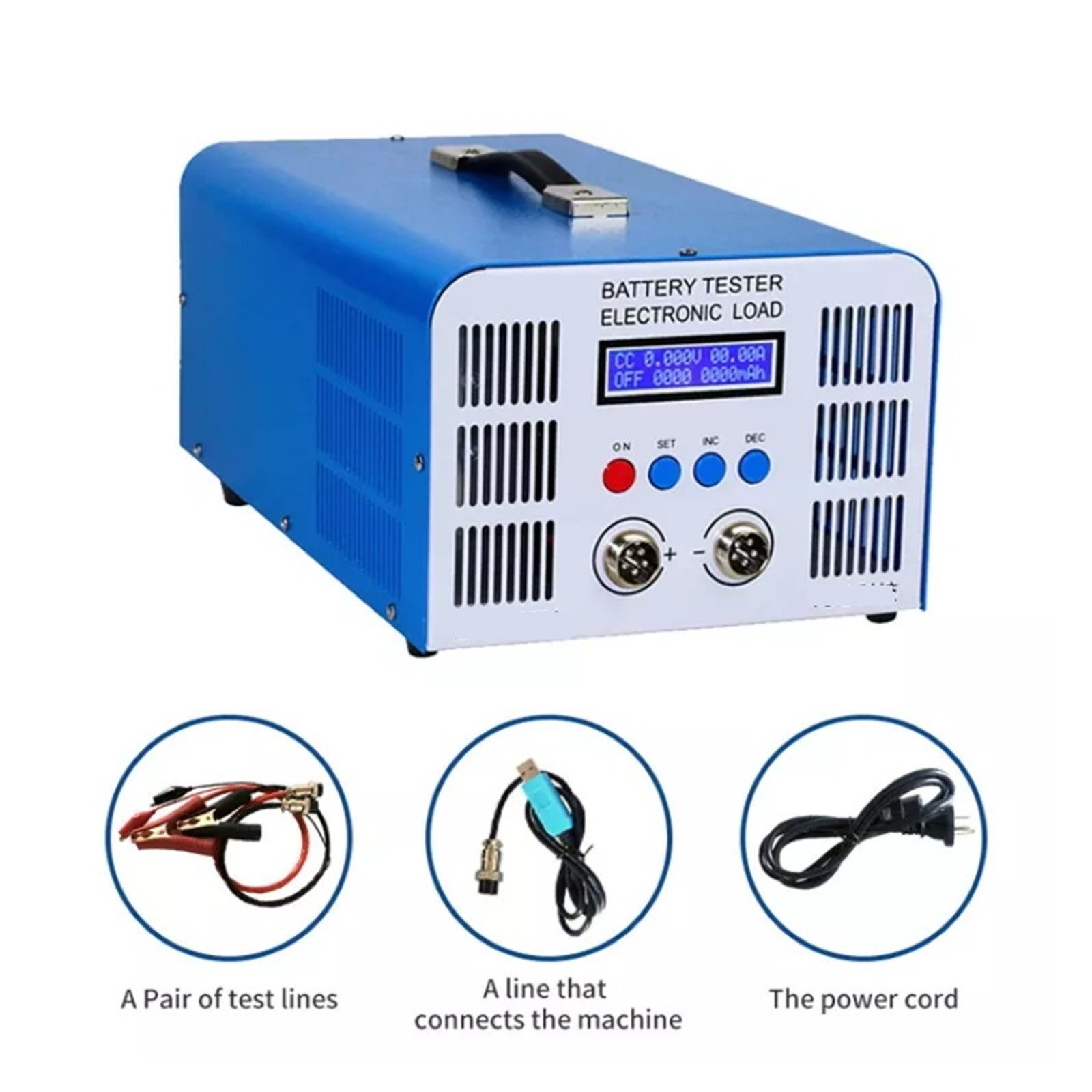 High Current 5V 40A Charge 40A Discharge Lithium Battery Load Tester EBC-A40L