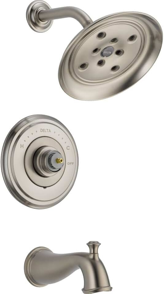 Delta Faucet T14497-SSLHP Cassidy Multi Choice 14 Series Bathtub & Shower Trim without Handle, Stainless