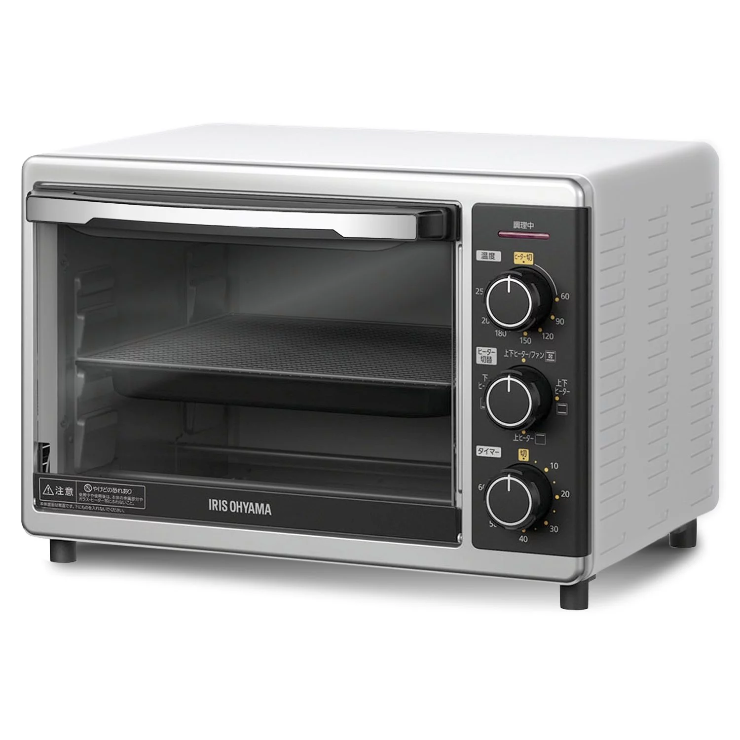 Iris Ohyama Convection Oven Toaster Non-Fryer Grill Function 15L PFC-D15A-W White