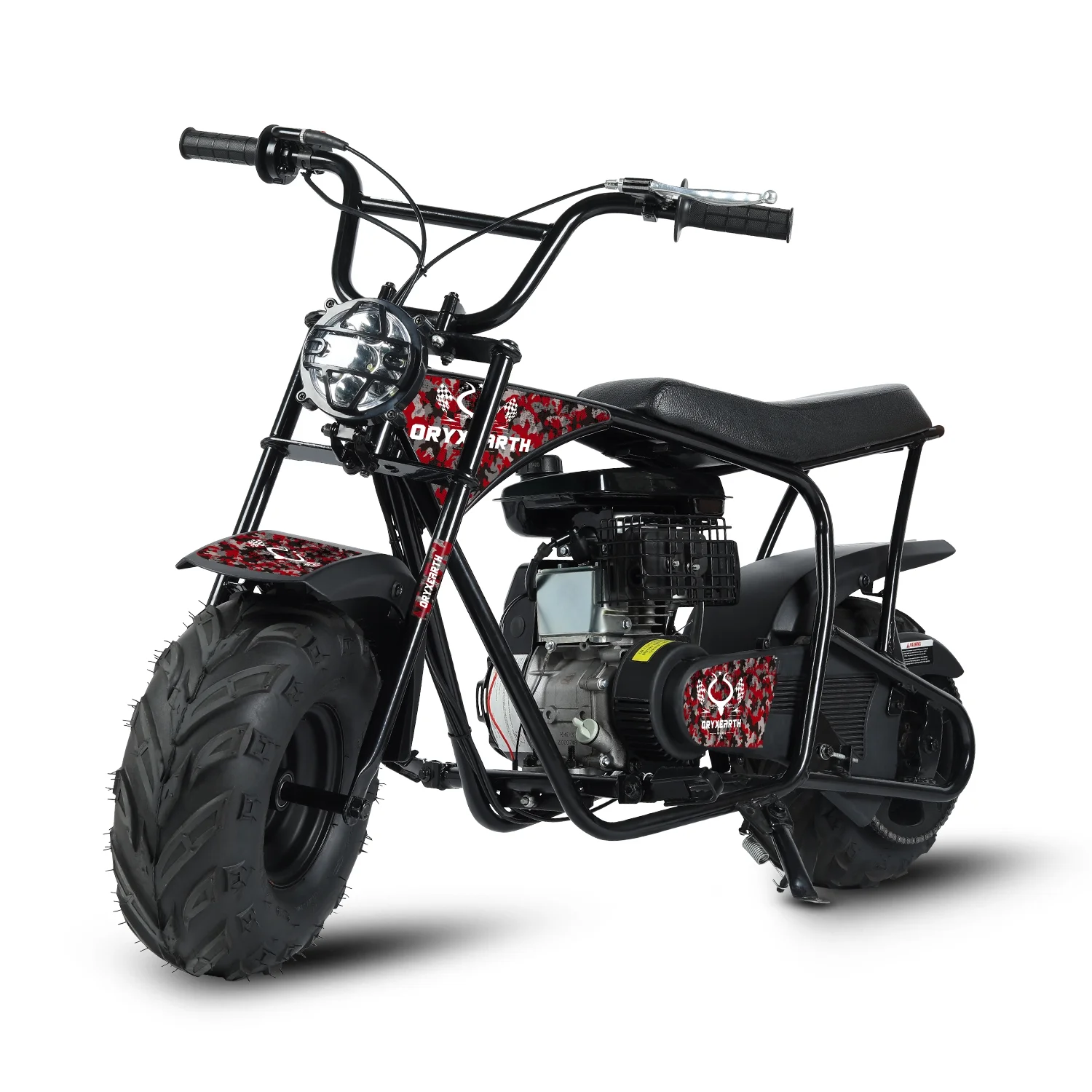 Oryxearth Gas-Powered 4-Stroke Kids Ride-On Mini Bike 105CC Trail Off-Road Dirt Bike for Boys Girls