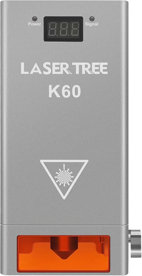 Laser Tree Laser Cutter Module, 60000mW(60W+) Output Power Laser Module, Switchable Diode Laser Module for Laser Engraver, Designed for Powerful Cutting, Higher Accuracy Laser Module with Air Assist