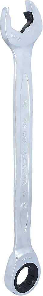 KS TOOLS 503.5228 Duo GEARplus Combination Spanner Set with Ratchet Mechanism in Ring and Open jaw 30mm, one Size, Clear