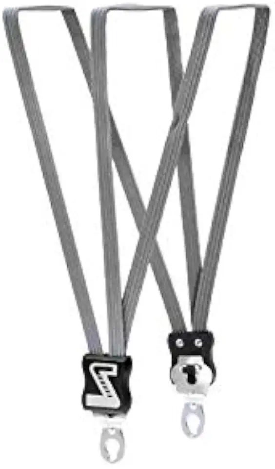 SIMSON Bicycle Accessories Lashing Strap Luggage Fixed Easy Installation Gray, Clear