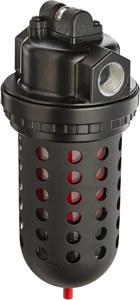 Dixon M30-06A Automatic Drain Wilkerson Modular Coalescing Filter with Jumbo Transparent Bowl and Guard, 3/4