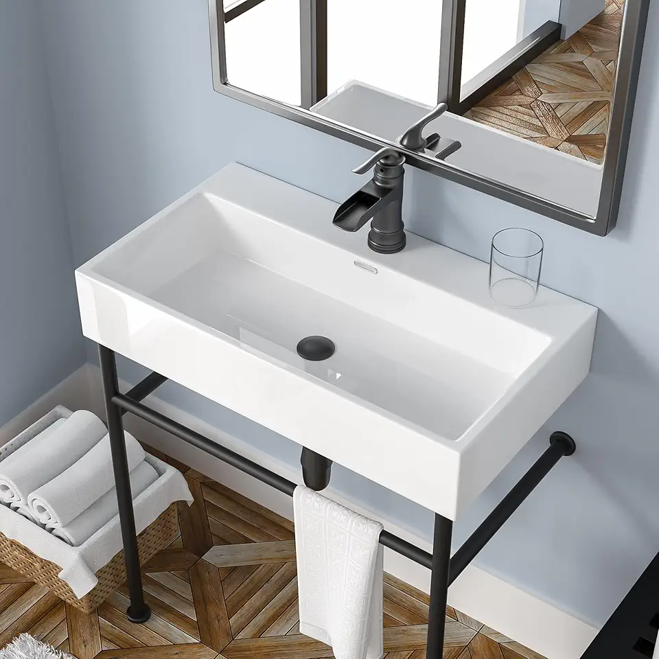 Mocoloo 30 White Console Sink 30
