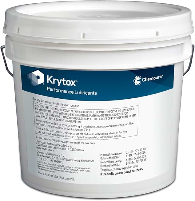 Krytox GPL205 Grease 7 kg/15.4 lb. Pail