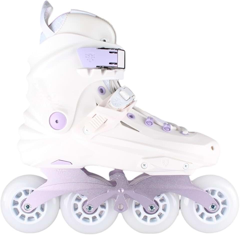 Flying Eagle Skates | X7D Reaver - Inline Skates for Men & Women, Adult Inline Skates, Inline Skates for Women, Men's Inline Skates - White, 42