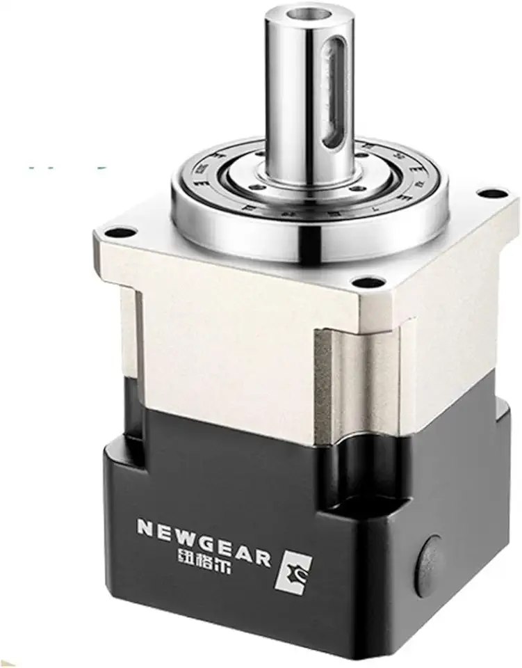 Nema23 Motor Planetary Gearbox Helical Gear Reducer Step-Down Gearbox 200W/400W/600W 60 Flange Servo Motor Speed Reducer 1Pcs(Ratio 20 to 1,6.35 Input for Step)