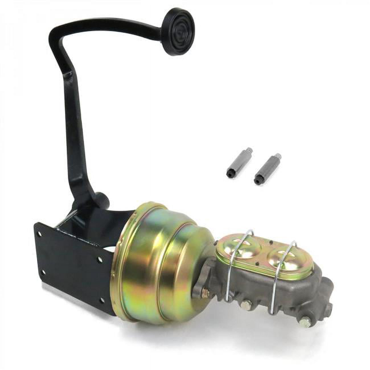 Helix Suspension Brakes & Steering 321041 40-48 Chevy 7 in. Dual Brake Pedal Kit Disc & Disc 3 in. Rubber Pad