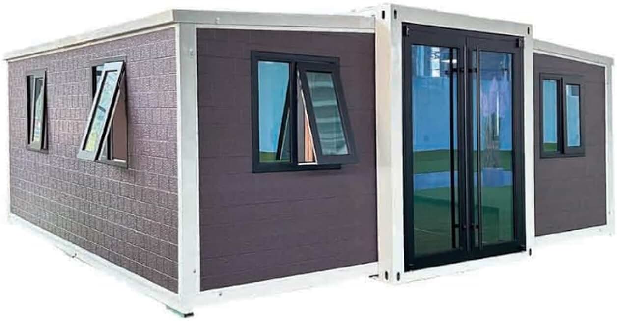 Easy Assembly Galvanized Steel Frame with Open Kitchen Bathroom 20-Foot Expandable Container House