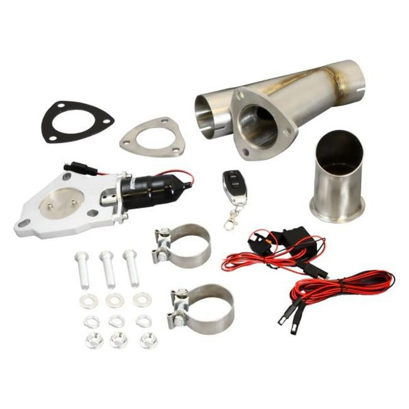 Patriot Exhaust PEPPEC250K-1 2.5 Electric Cutout Single System with Remote