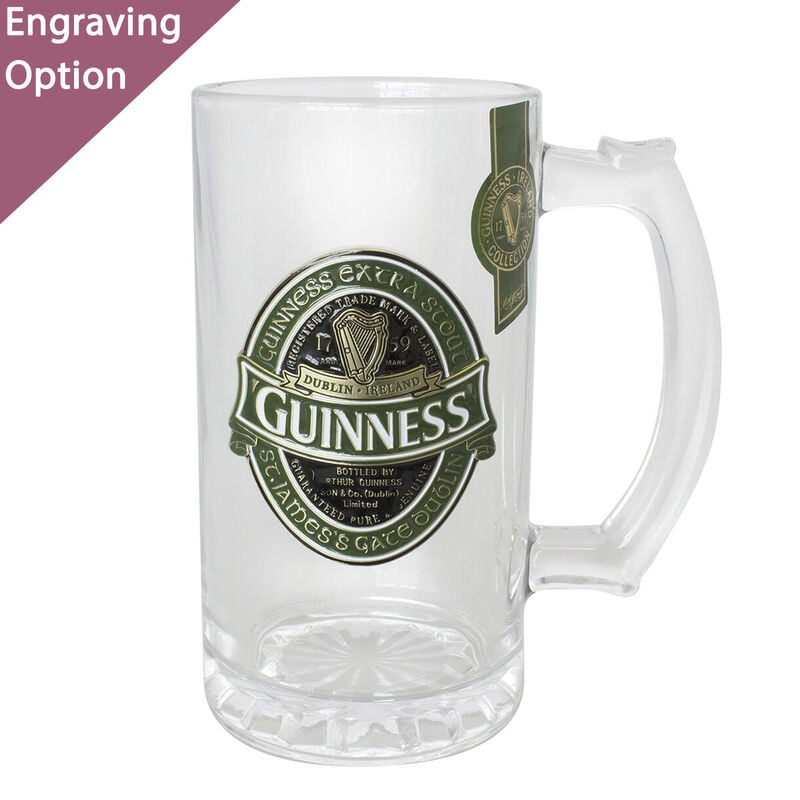 Guinness Ireland Collectable Tankard with Embossed Guinness Ireland Label