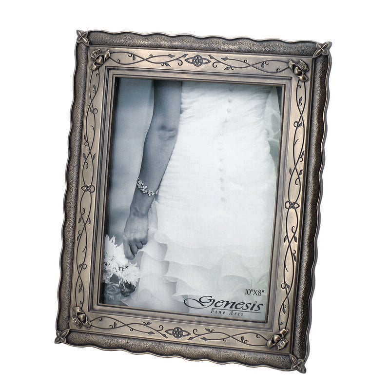 Bronze Claddagh Wedding Frame 10" x 8"