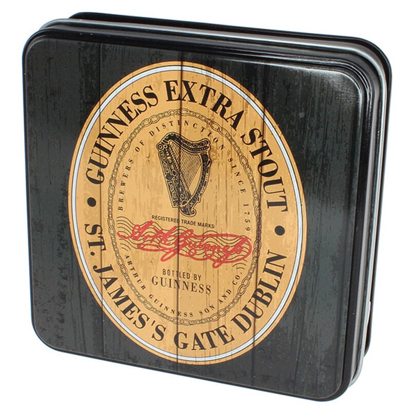 Guinness Gift Tin Of Fudge With The Heritage Extra Stout Label Design  100g