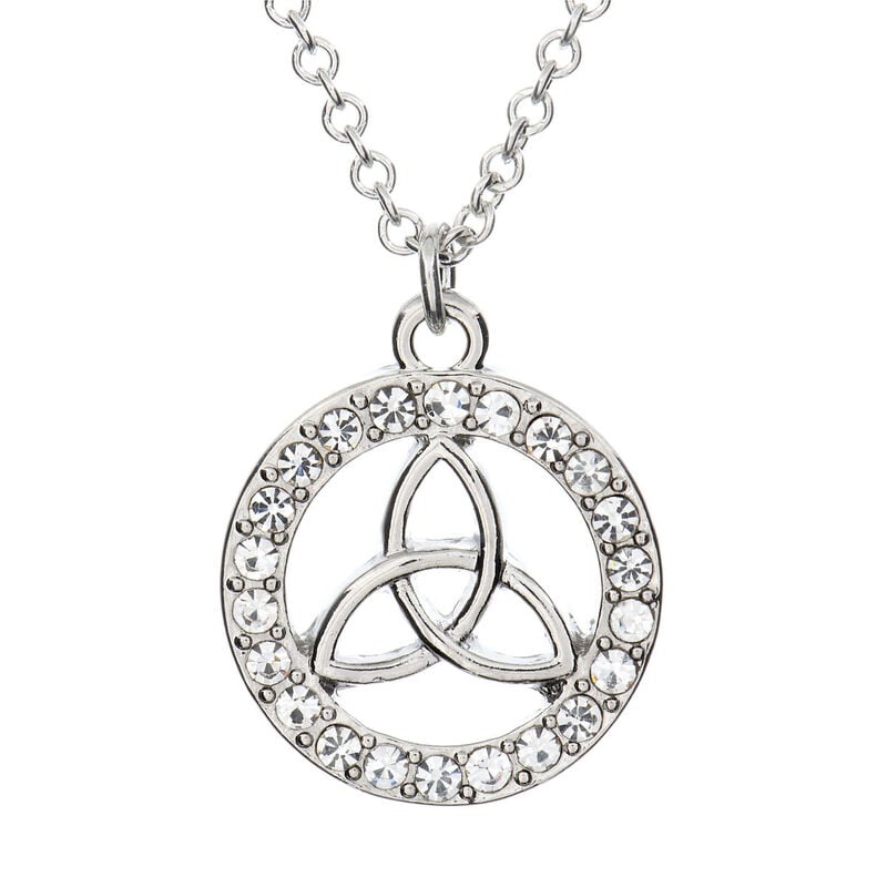 Silver Plated Carrick Silverware Celtic Trinity Knot Pendant