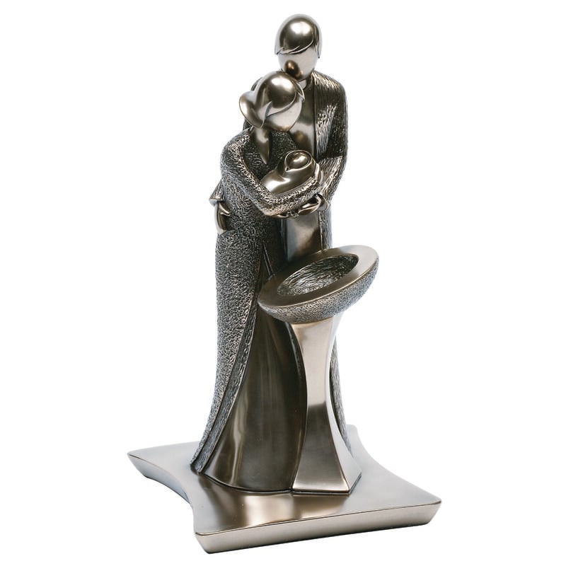 9.2" The Christening Bronze Statue