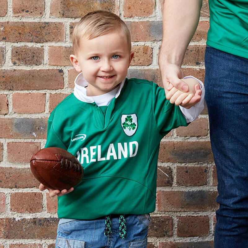 Lansdowne Ireland Green Kids Rugby Shirt