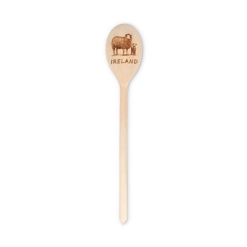 Unique Oak Mum'S Best Weapon Wooden Spoon With Smile-Shaped Hole Design