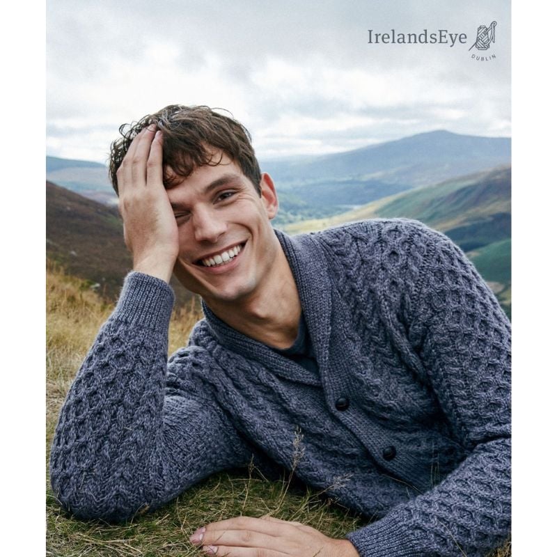 IrelandsEye Knitwear Woodford Aran Cardigan