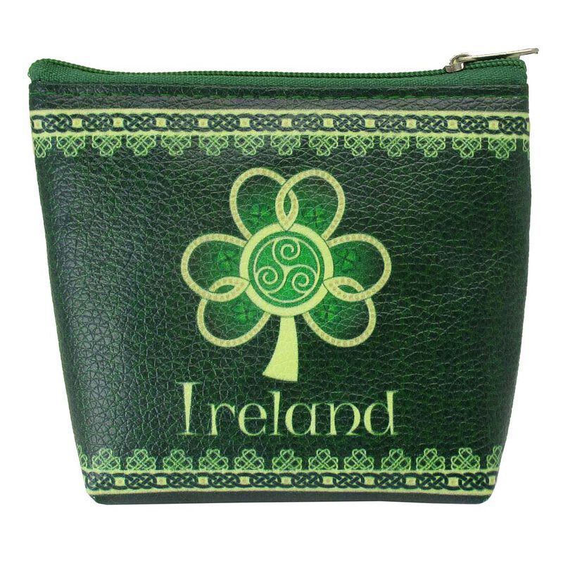 Shamrock Spiral Ireland Playing Cards With A Green Celtic Design