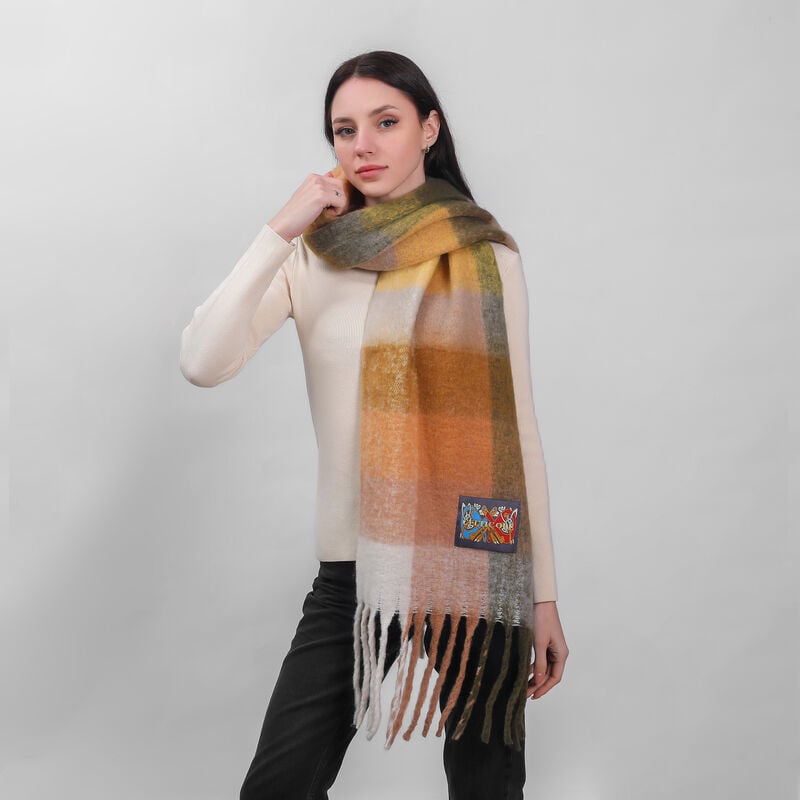 Celtic Ore Check Scarf