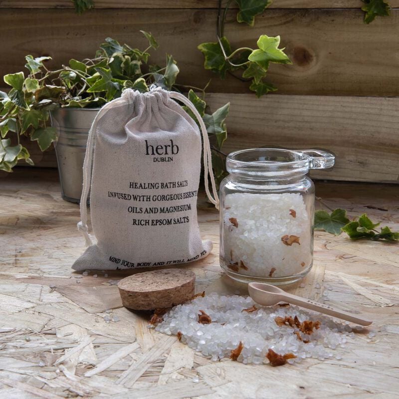 Lavender Healing Bath Salts With Essential Oils And Epsom Salts