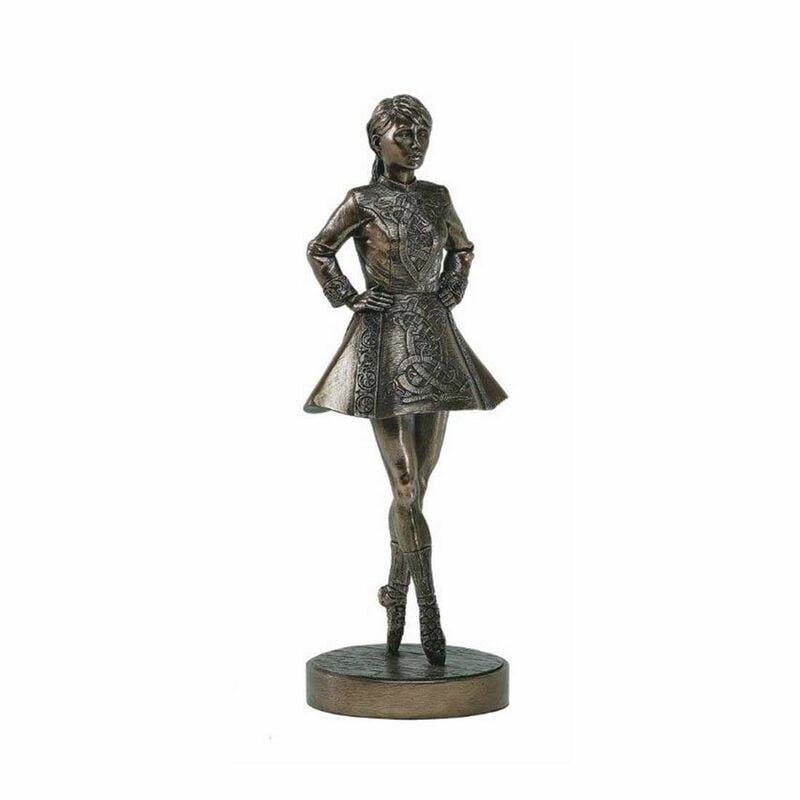 10.5&rdquo; Irish Dancer Bronze Statue