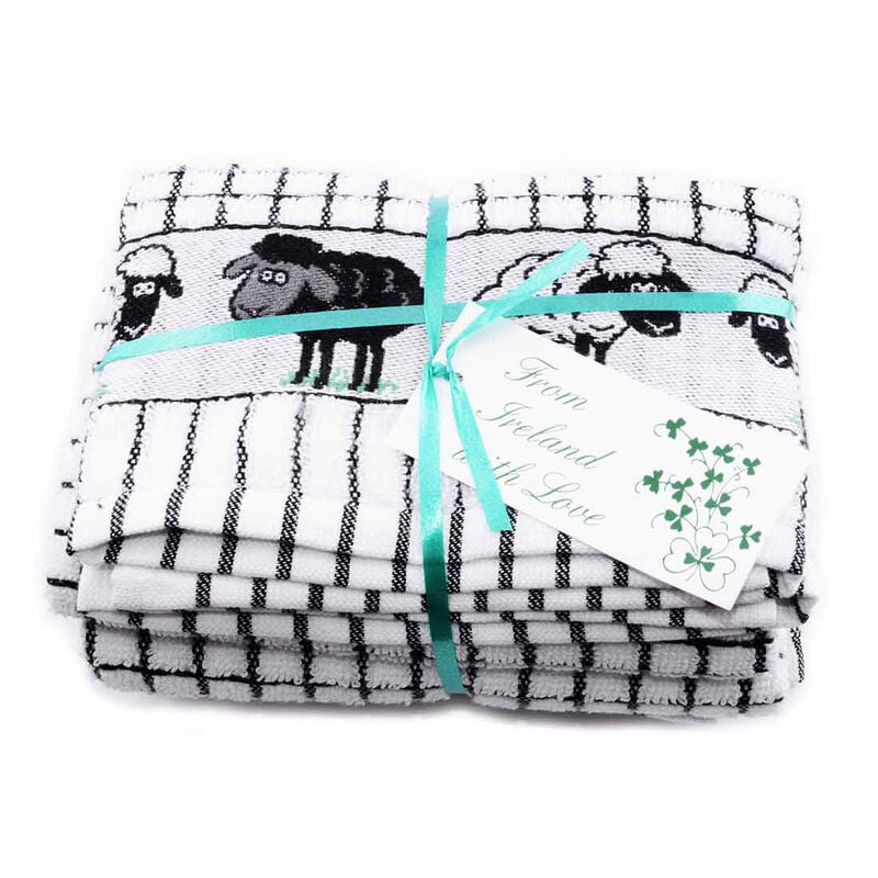 Bale Of Two Sheep Poli-Dri 100% Cotton T-Towels