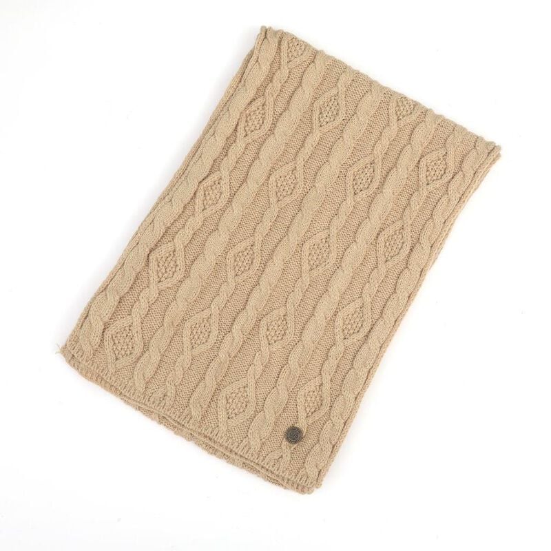 Celtic Weave Scarf Oatmeal