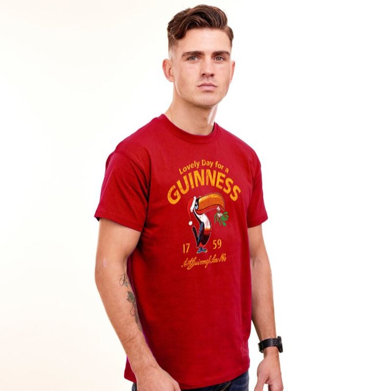 Guinness Flying Toucan Christmas T-Shirt