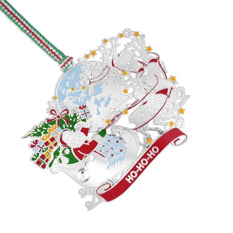 Newbridge Christmas Santa in Sleigh Ho-Ho-Ho Christmas Tree Decoration