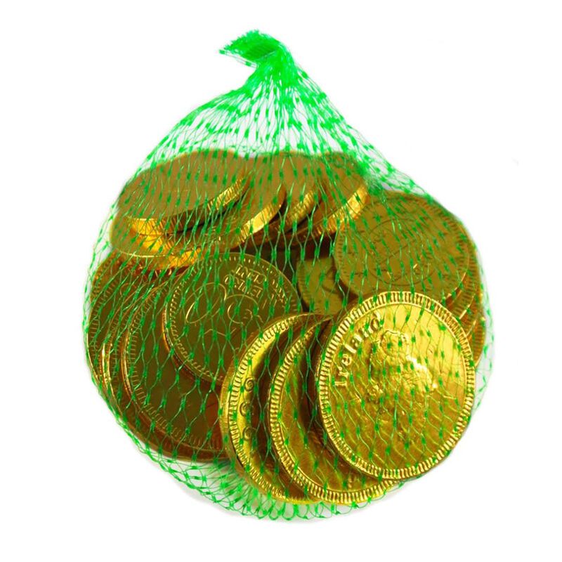 Lucky Charms Bag of Irish Milk Chocolate Coins 75g with Euro and Irish Symbols