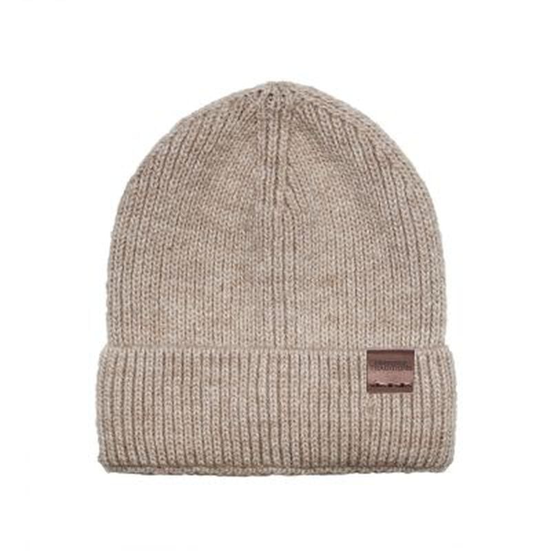 Heritage Traditions Fisherman Rib Beanie Hat Pebble Marl Colour
