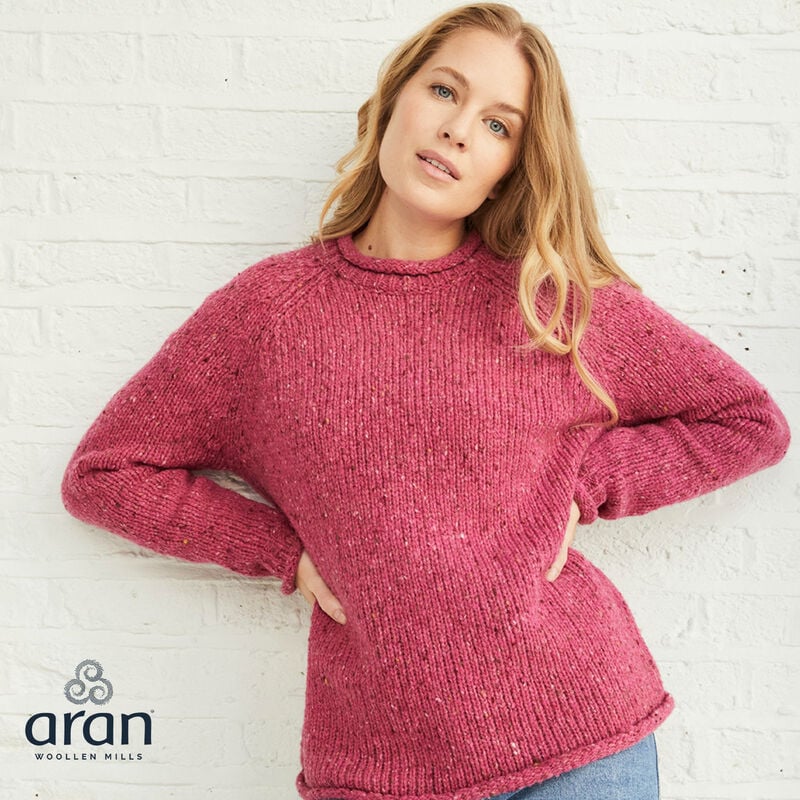 Aran Woollen Mills Ladies Raglan Sweater
