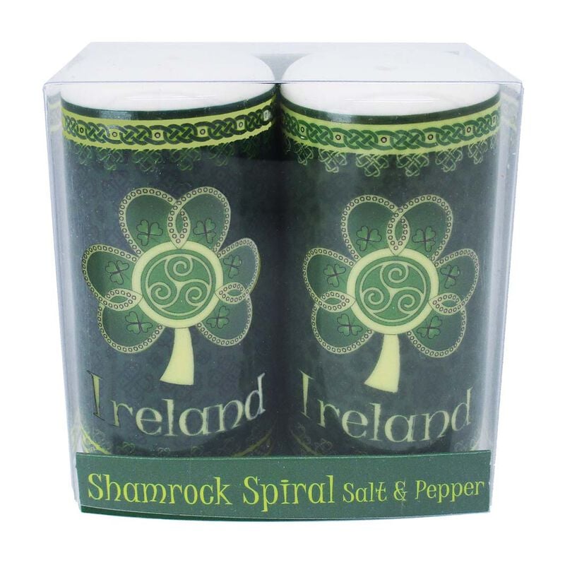 Shamrock-Shaped Ceramic Plaque With Traditional Irish Blessing