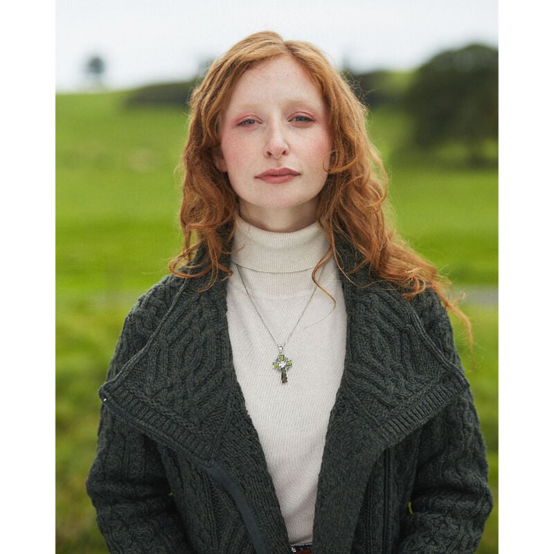 Connemara Marble Cross Pendant