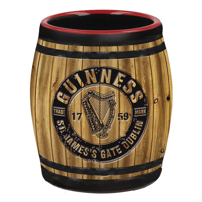 Official Guinness Pottery Shot Measure With Barrell Design