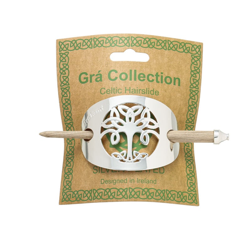 Gr&aacute; Collection Tree of Life Celtic Hairslide