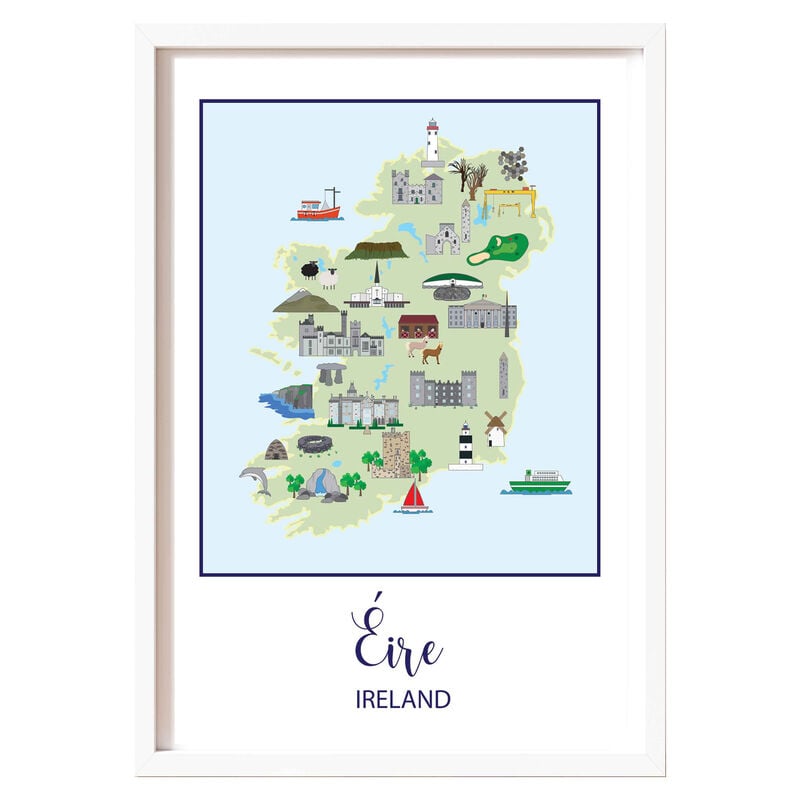 Prints of Ireland Pubs of Dublin A4 Print