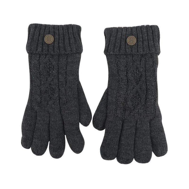 Celtic Weave Men's Grey Gloves