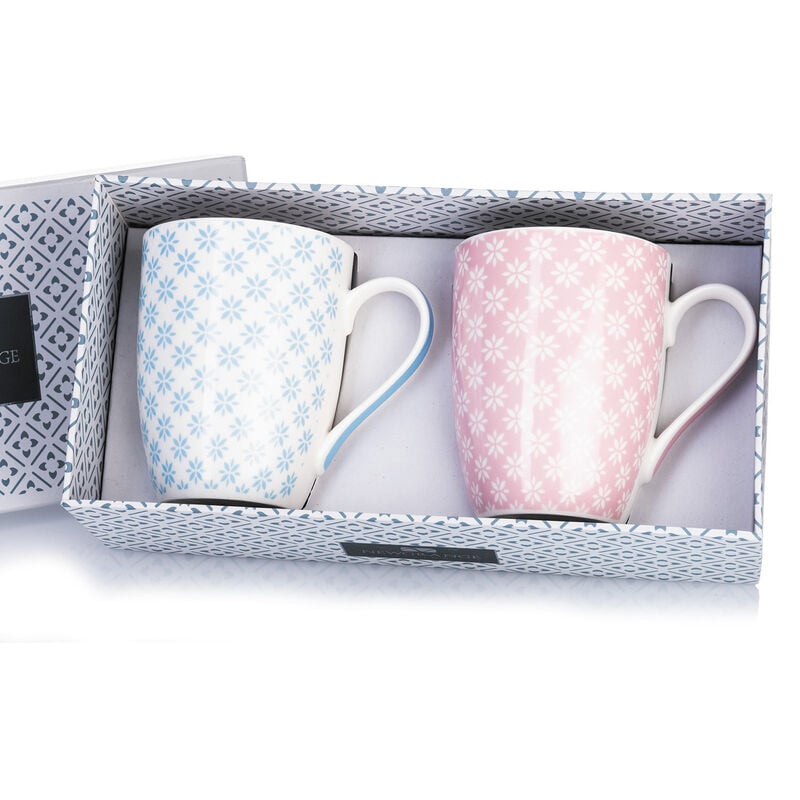 Newgrange Living Emily Bone China Mugs, Set of 2