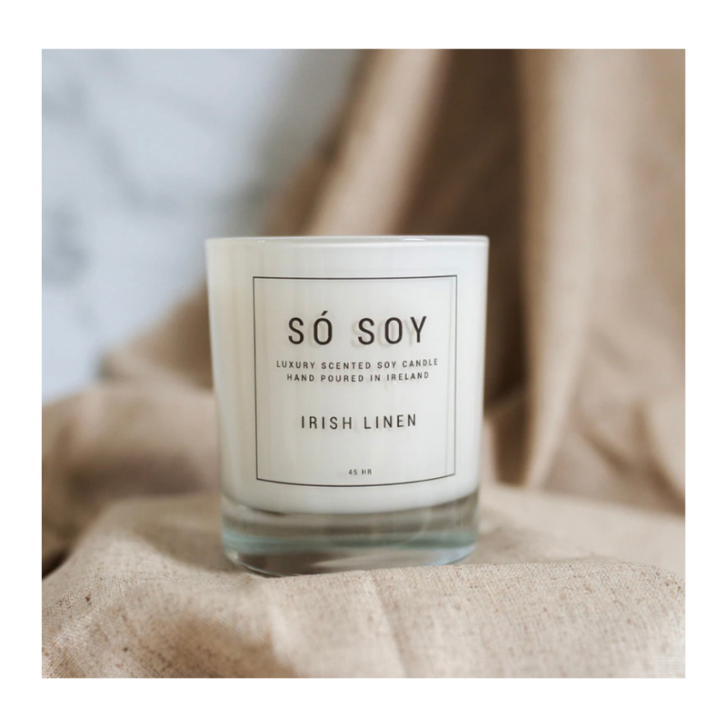 Irish Linen Candle